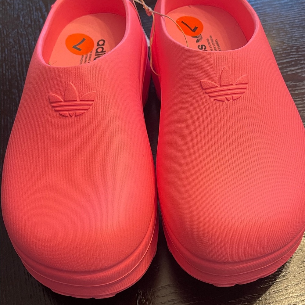 Adidas Bright Pink Slip-On Shoes